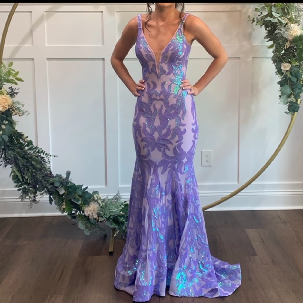 Jovani dress 3263 lilac (one of kind color) sz 2